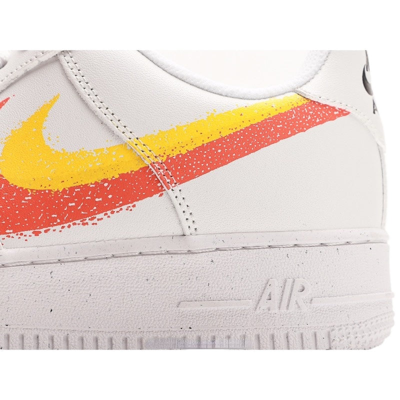 AF1 橙黃雙鉤塗鴉