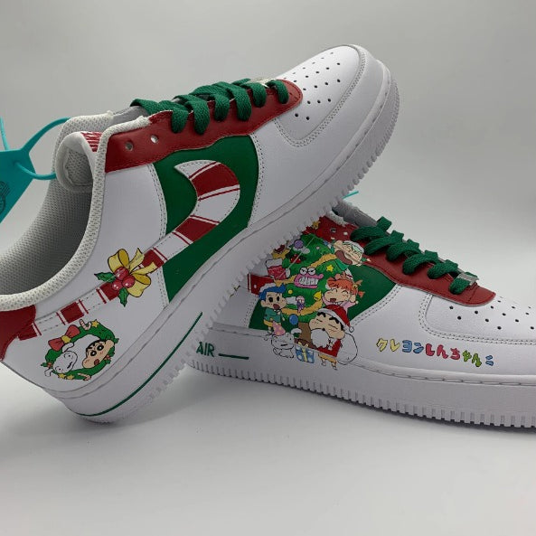 AF1 蠟筆小新系列 聖誕款