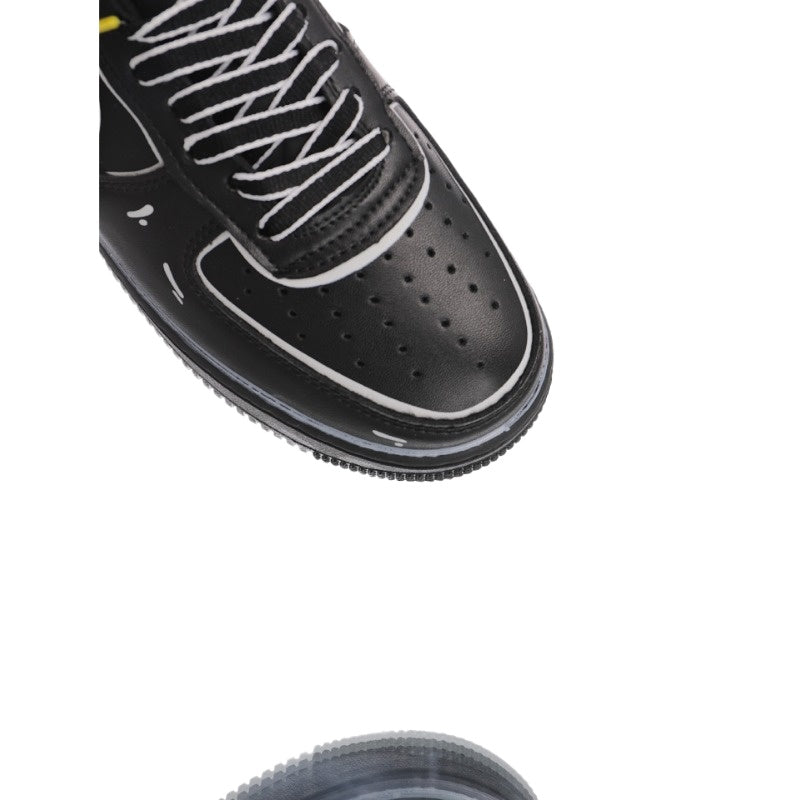 AF1 黑白 2D塗鴉