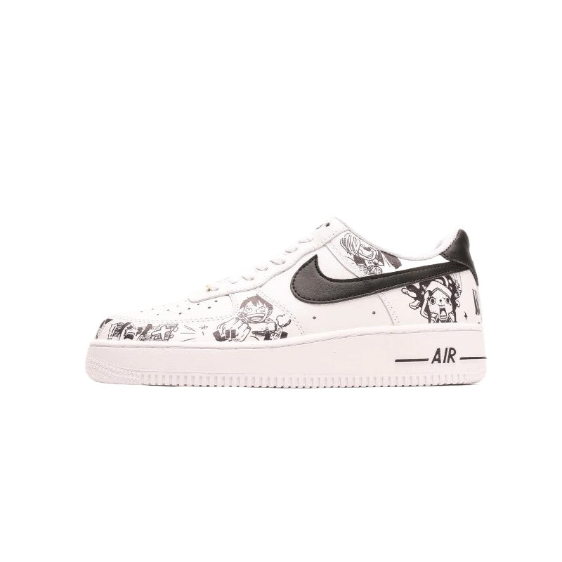 AF1 定製海賊王塗鴉黑白