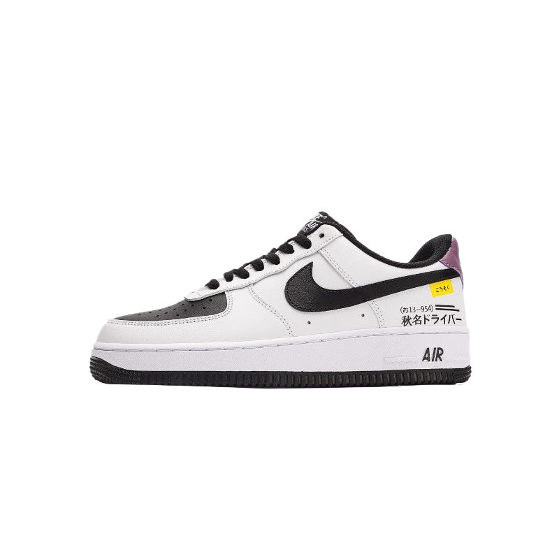 AF1 白黑紅筆刷鞋標