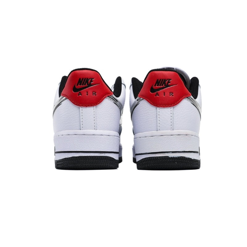 AF1 白黑紅筆刷鞋標