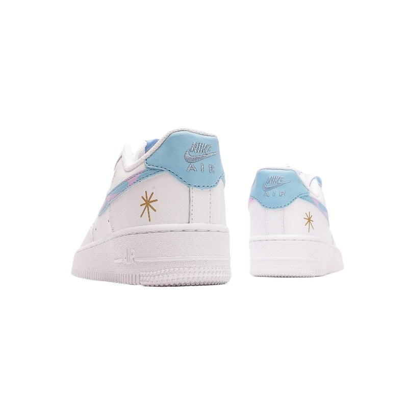 AF1 白粉藍雲塗鴉