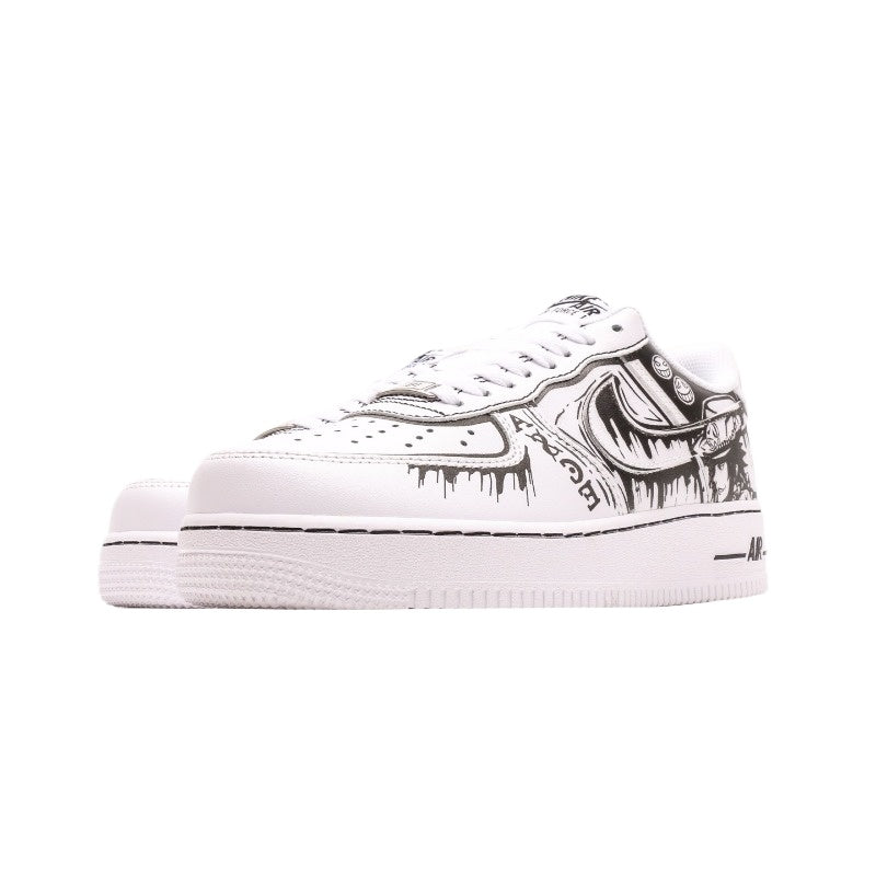 AF1 白黑塗鴉海賊王