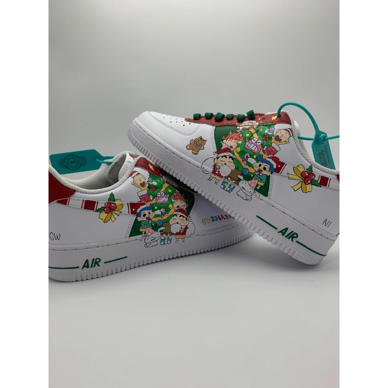 AF1 蠟筆小新系列 聖誕款