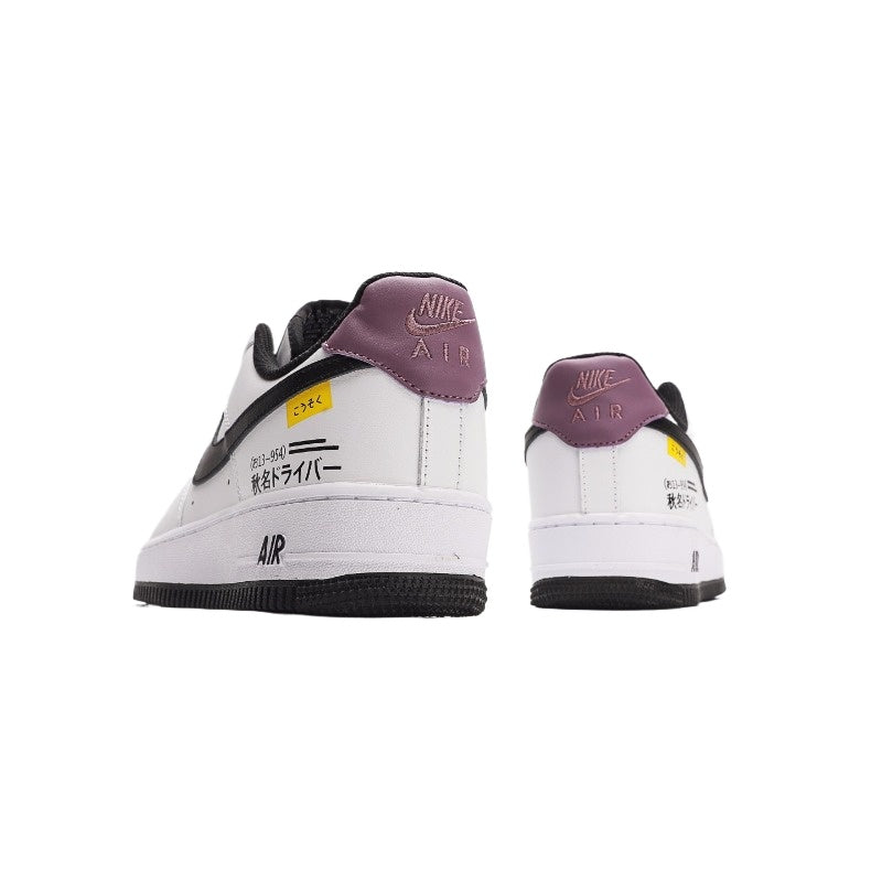 AF1 白黑紅筆刷鞋標