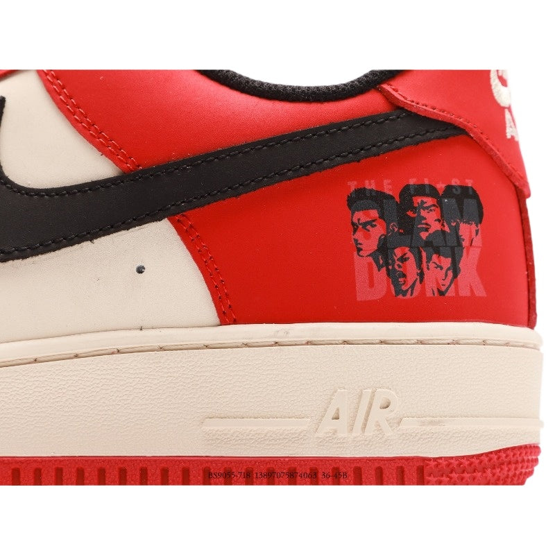 AF1 灌籃高手紅黑