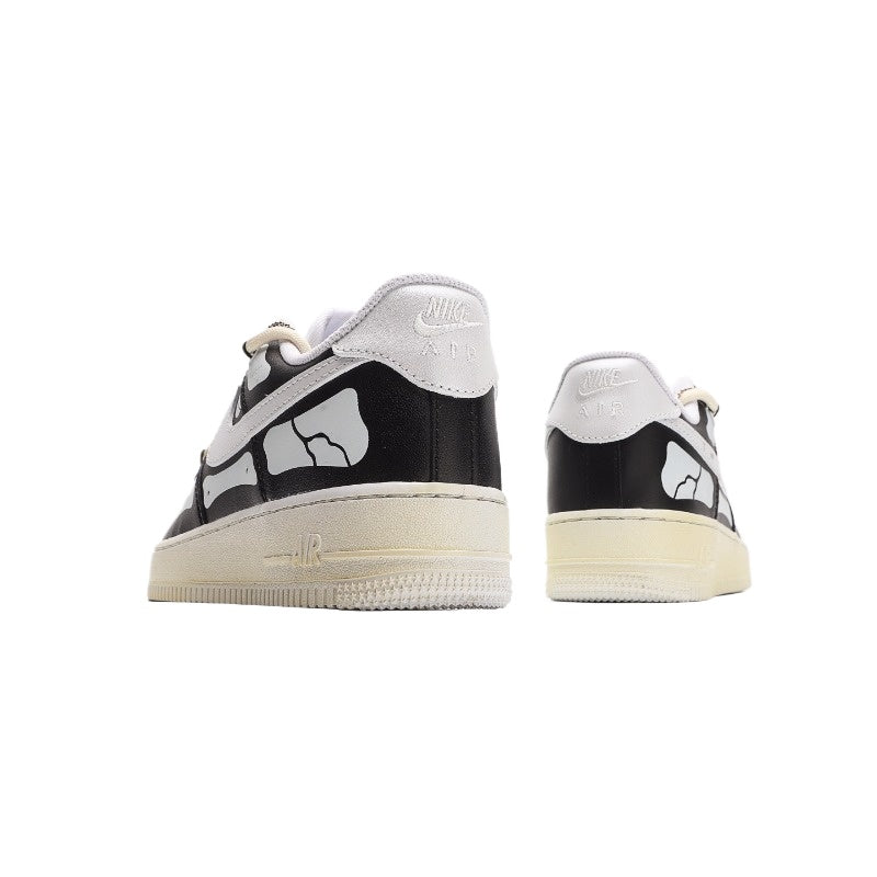 AF1 黑白腳骨塗鴉綁繩