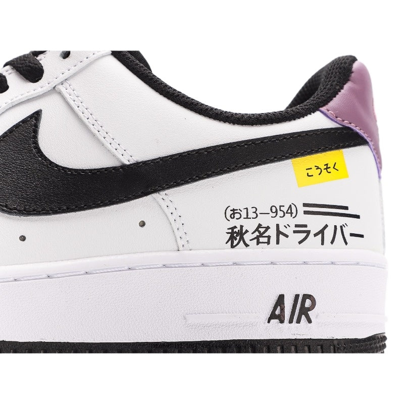 AF1 白黑紅筆刷鞋標