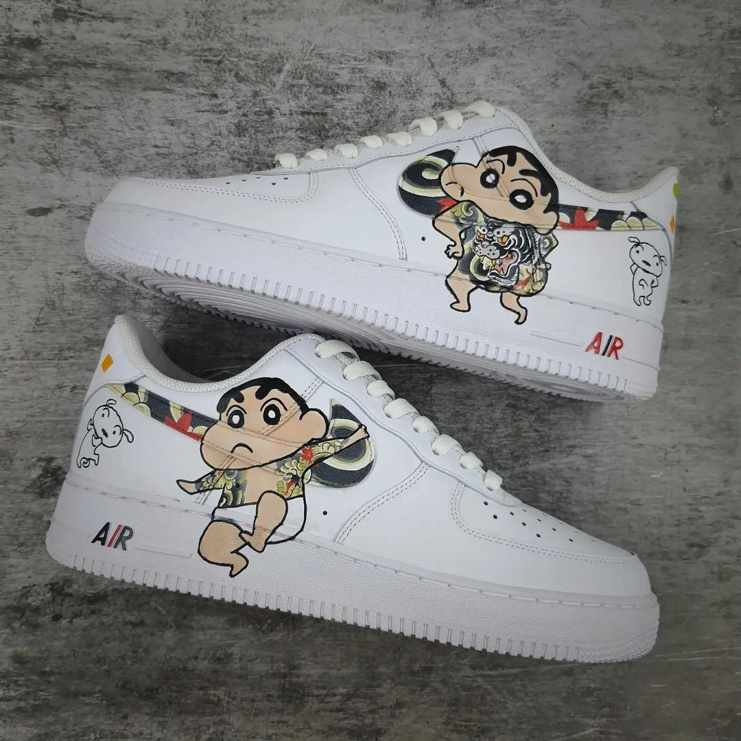 AF1 蠟筆小新系列 紋身