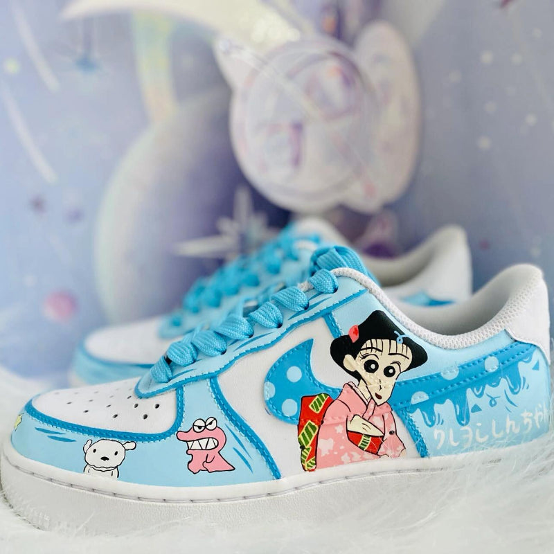 AF1 蠟筆小新藍色