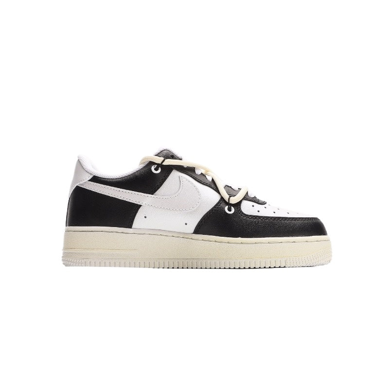 AF1 黑白腳骨塗鴉綁繩