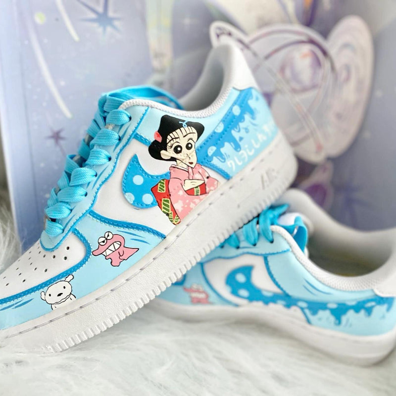 AF1 蠟筆小新藍色