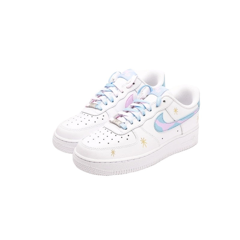 AF1 白粉藍雲塗鴉