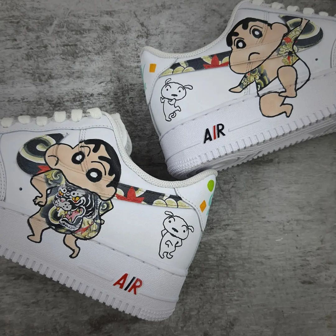 AF1 蠟筆小新系列 紋身
