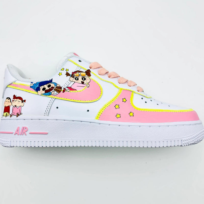 AF1 蠟筆小新系列粉色
