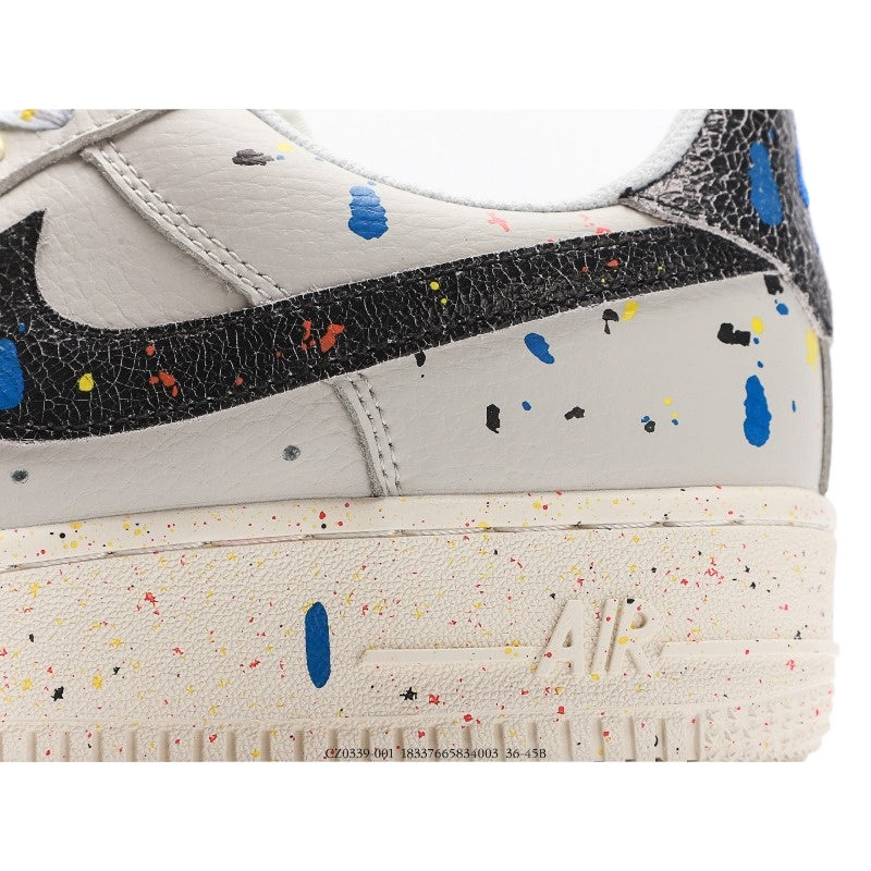 AF1 點染裂紋鞋標