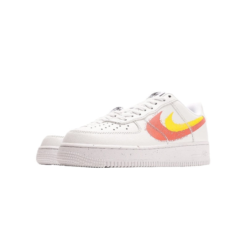 AF1 橙黃雙鉤塗鴉