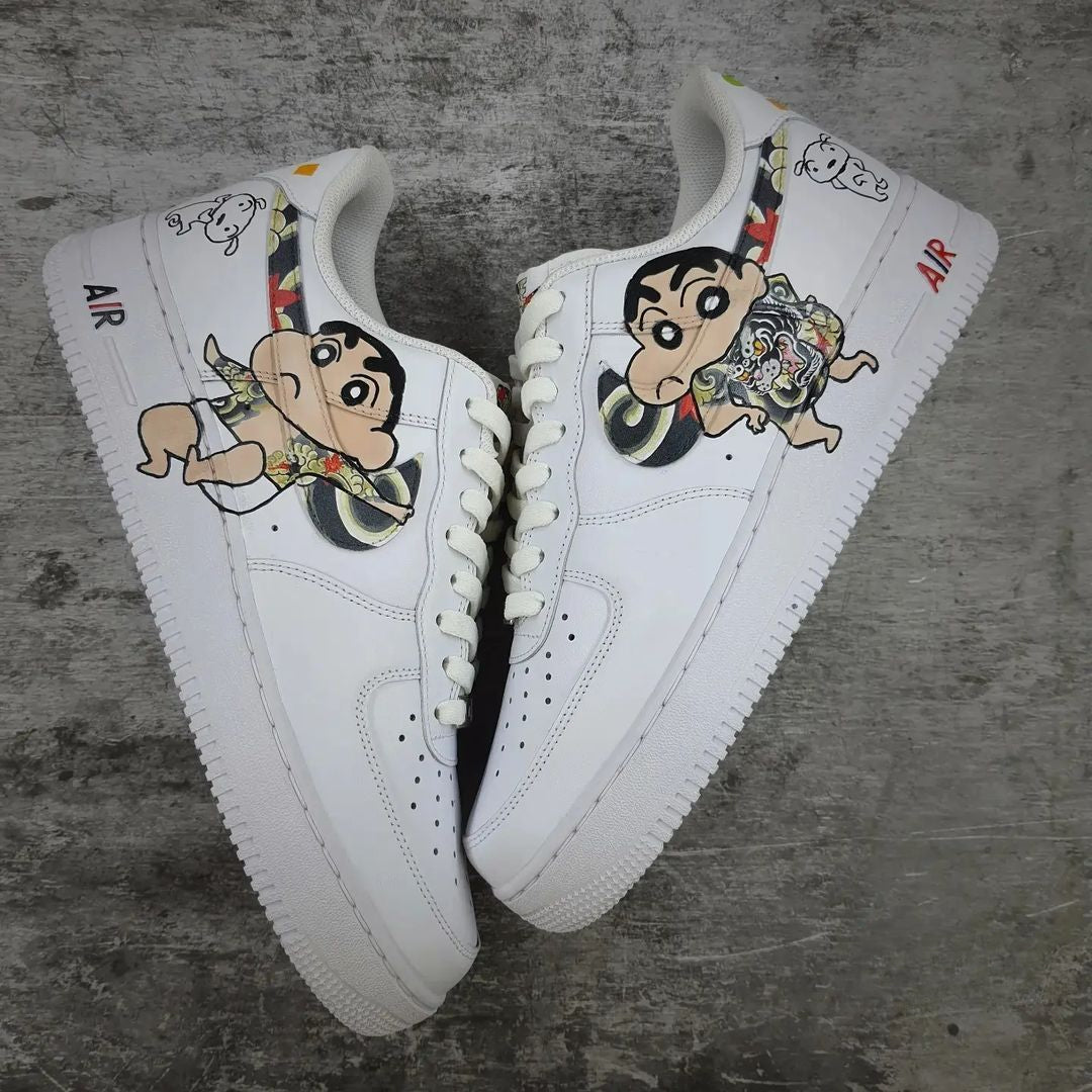 AF1 蠟筆小新系列 紋身