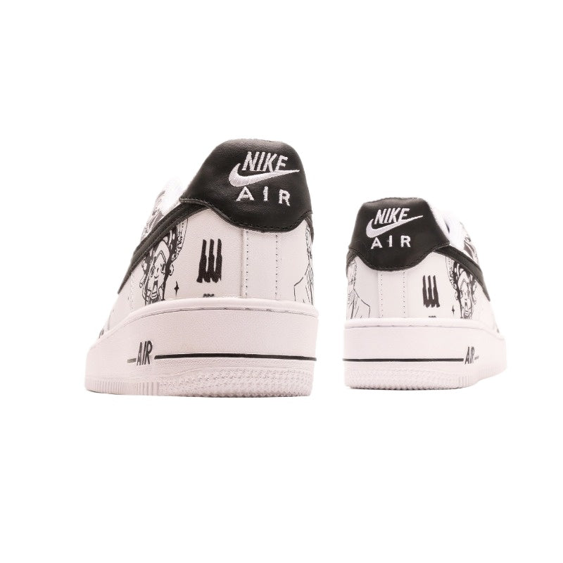 AF1 定製海賊王塗鴉黑白