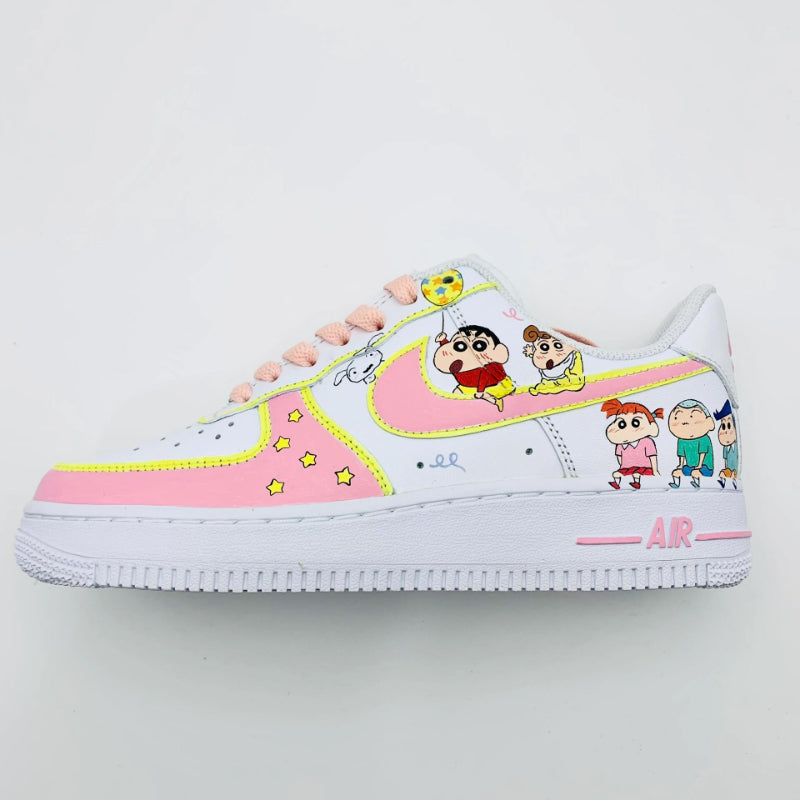 AF1 蠟筆小新系列粉色