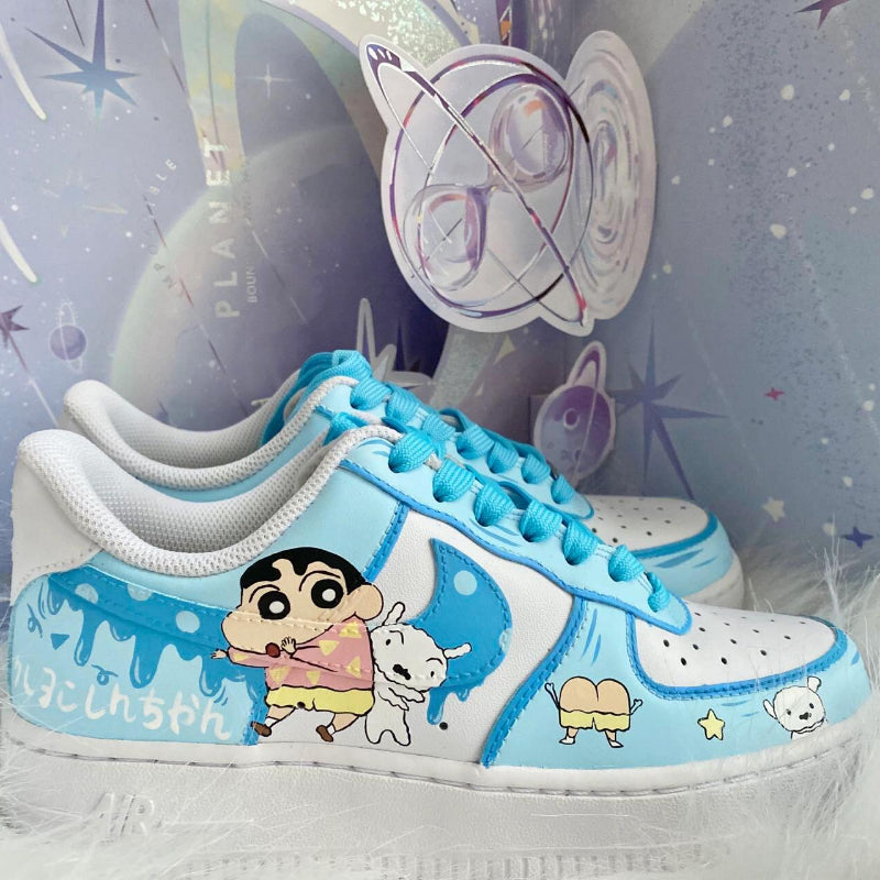 AF1 蠟筆小新藍色