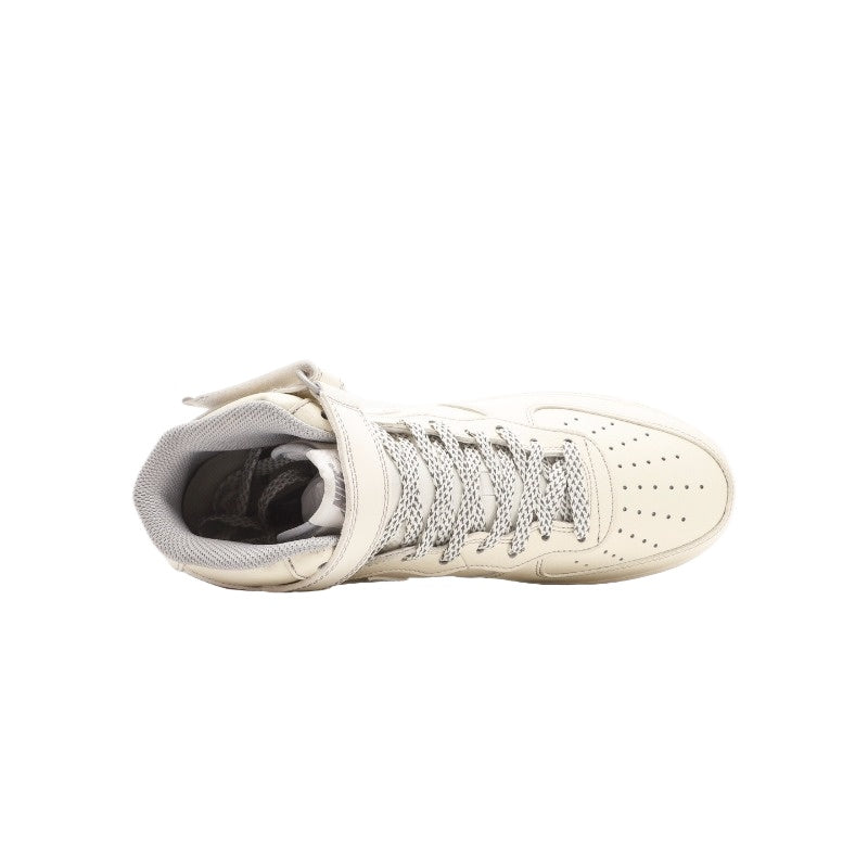 AF1 公尺灰銀簽名塗鴉