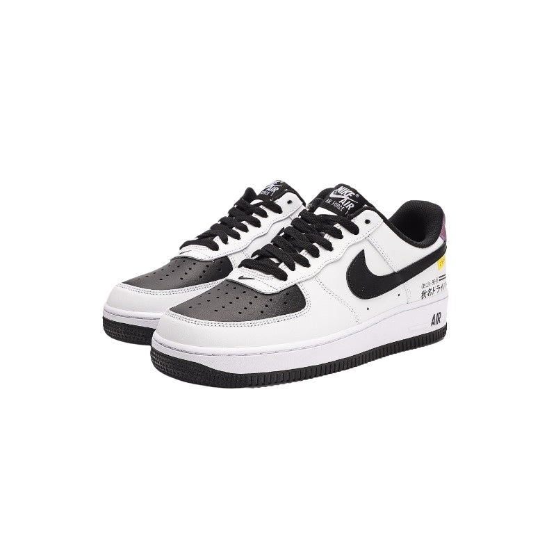 AF1 白黑紅筆刷鞋標