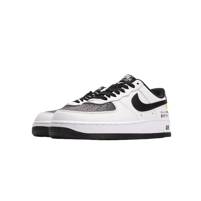 AF1 白黑紅筆刷鞋標