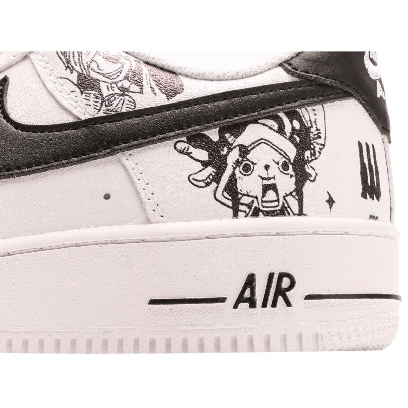 AF1 定製海賊王塗鴉黑白