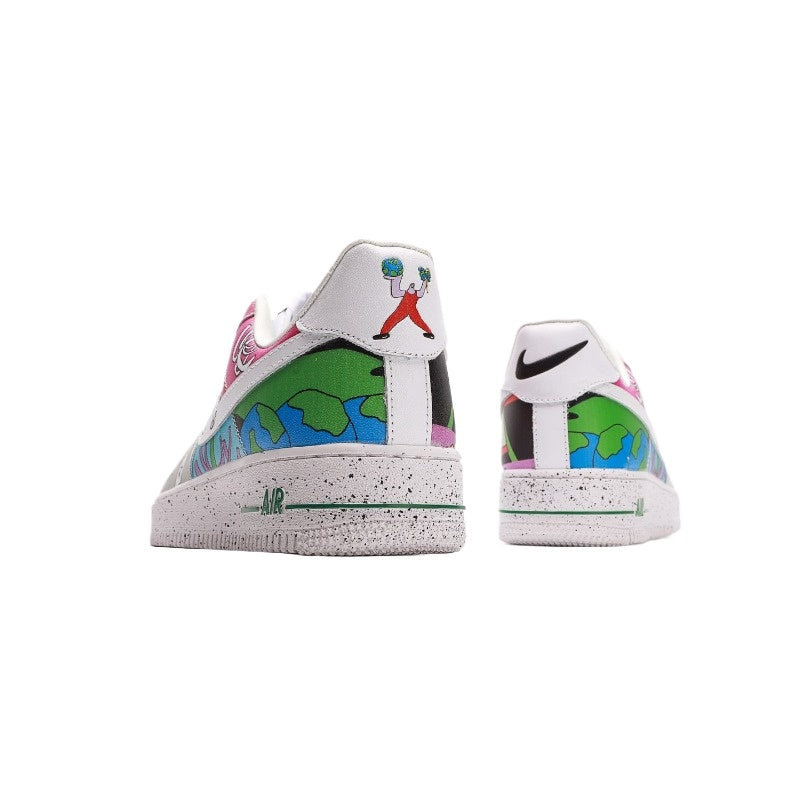AF1漢字/地球/人物插畫拼圖
