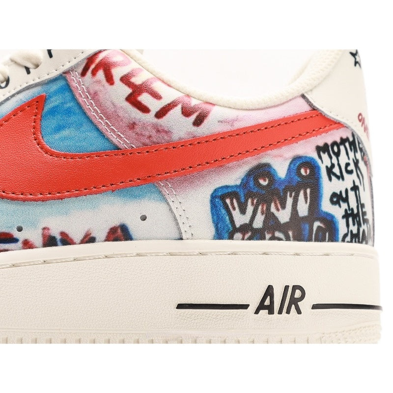 AF1 白彩夏威夷塗鴉