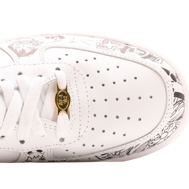 AF1 定製海賊王塗鴉黑白