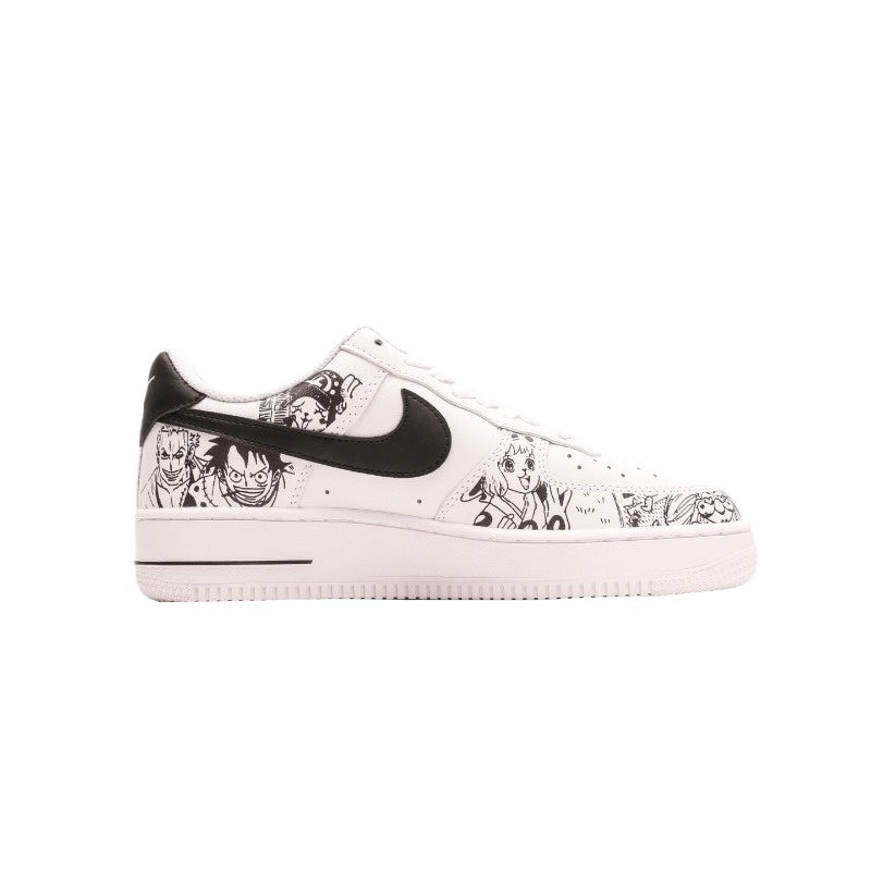 AF1 定製海賊王塗鴉黑白